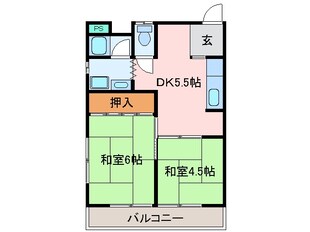 紀伊長島駅 徒歩10分 2階の物件間取画像